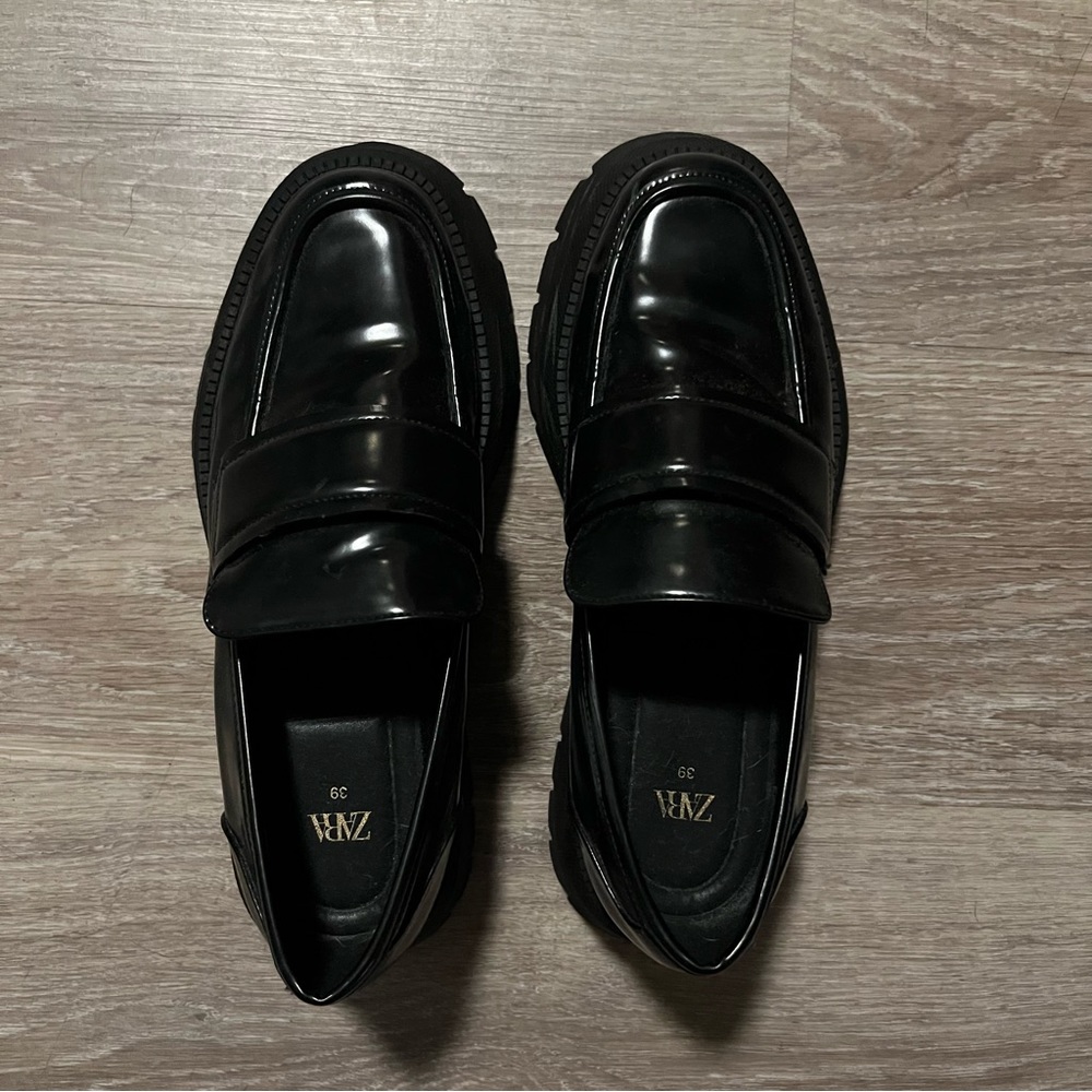 Zara Platform Loafers
